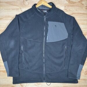 North Face Jacket Mens XL Black Chimborazo Sherpa Lined Fleece Full Zip‎ Read